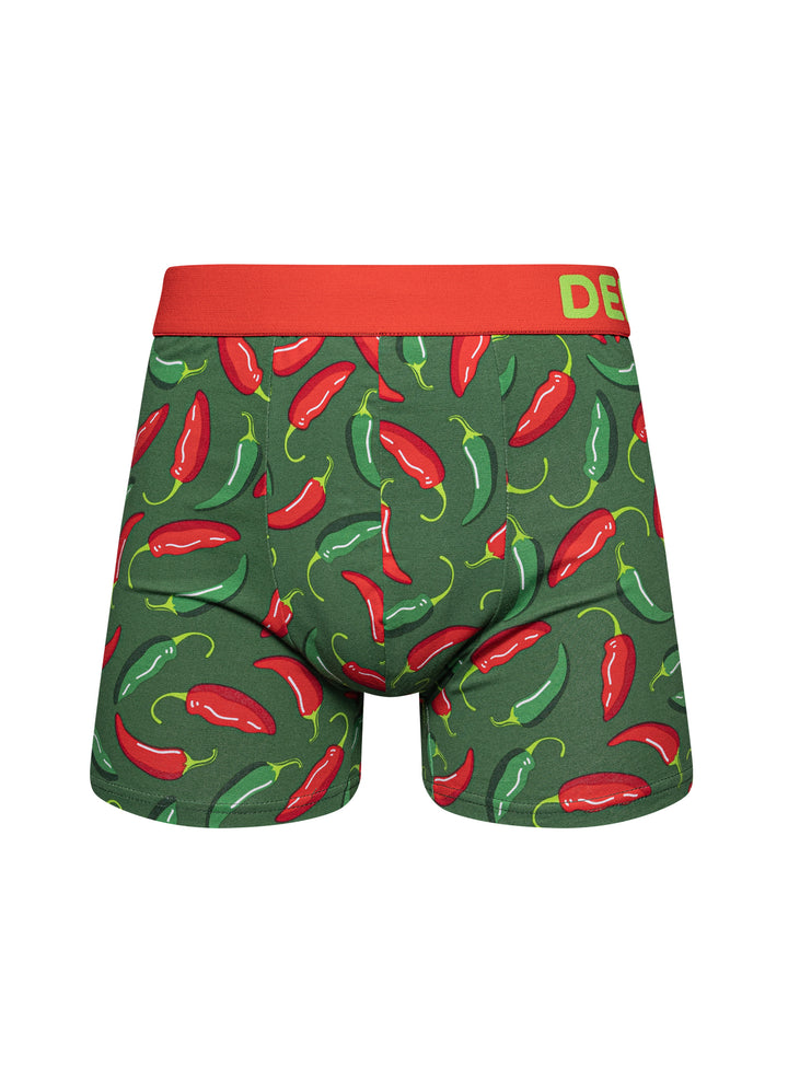 Boxer Homme Piments Rouges et Verts - Dedoles