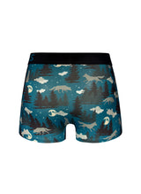 Boxer Court Homme Loup et Lune