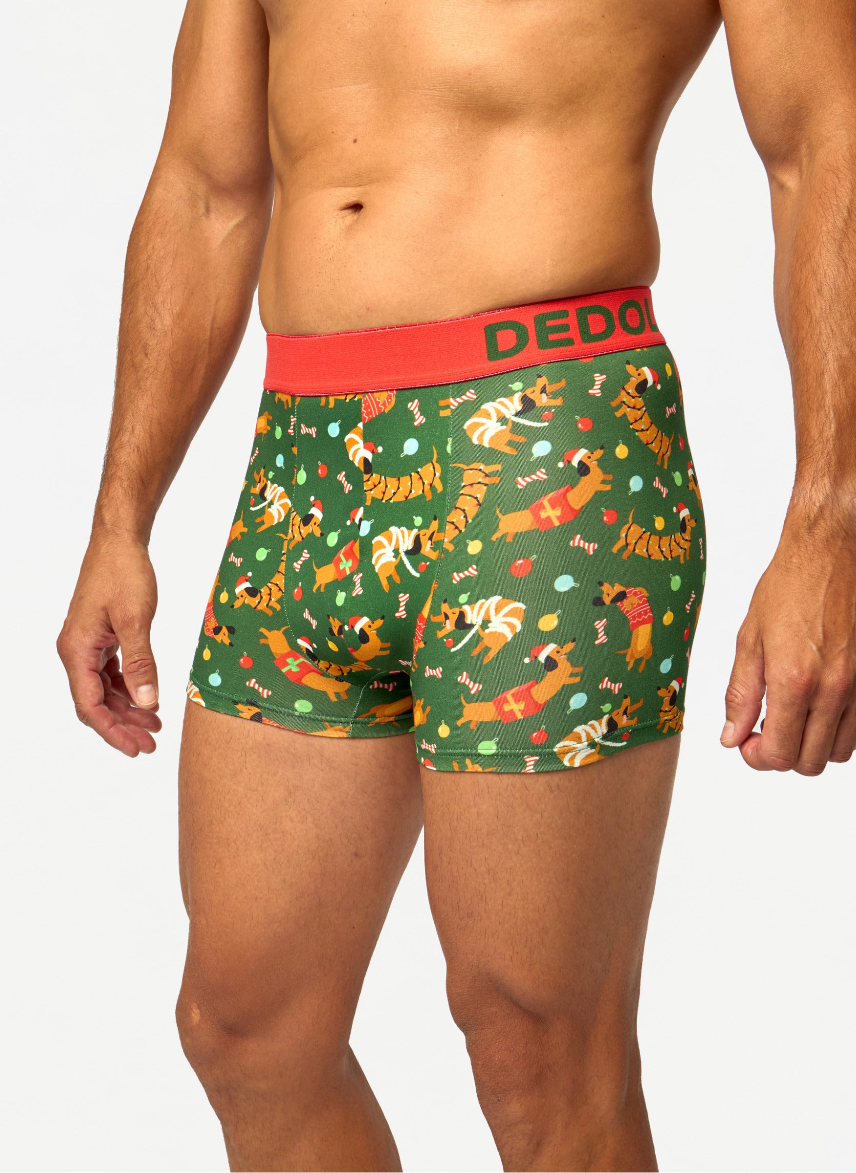 Boxer Court Homme Teckel et Cadeaux