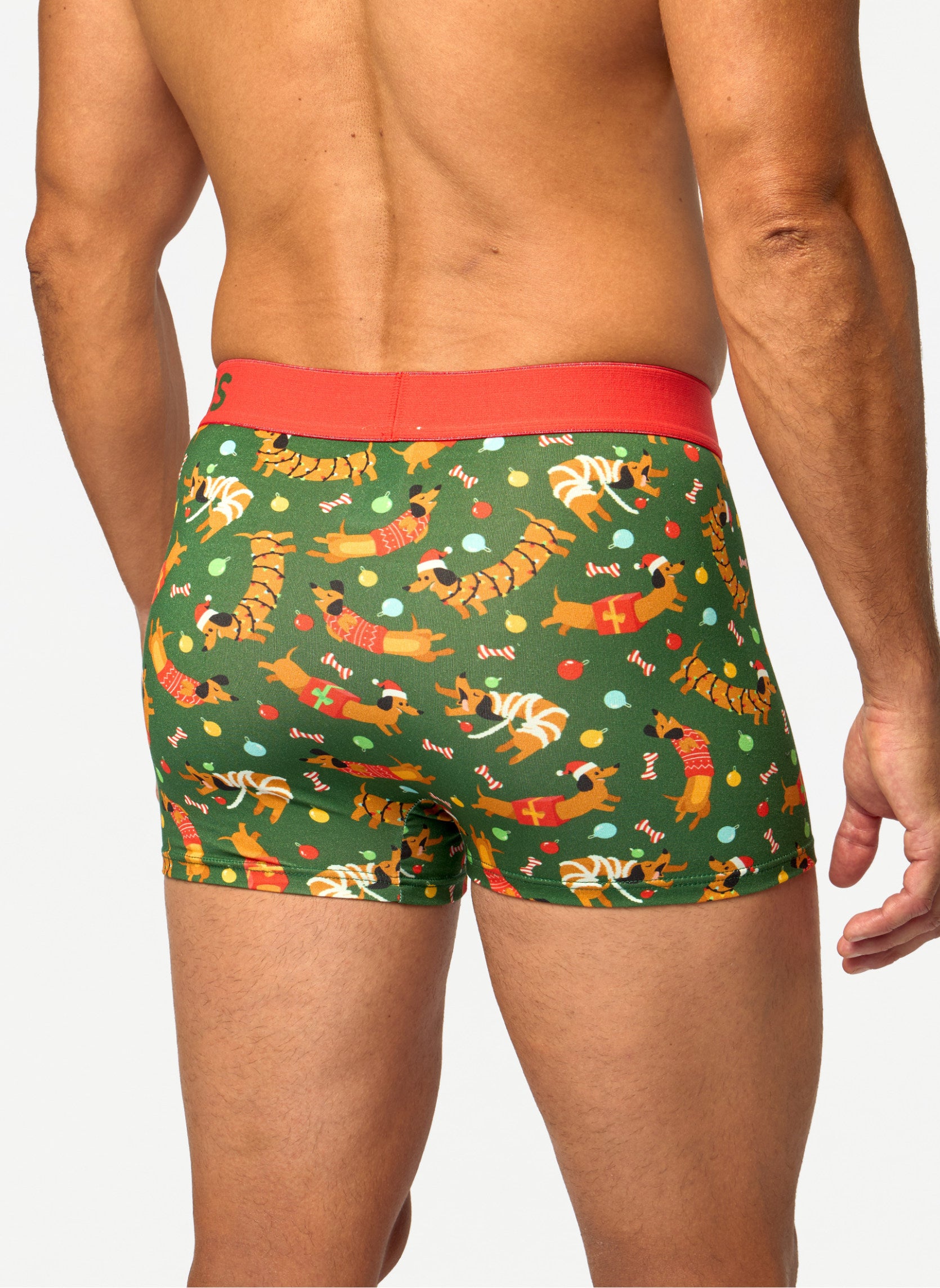 Boxer Court Homme Teckel et Cadeaux