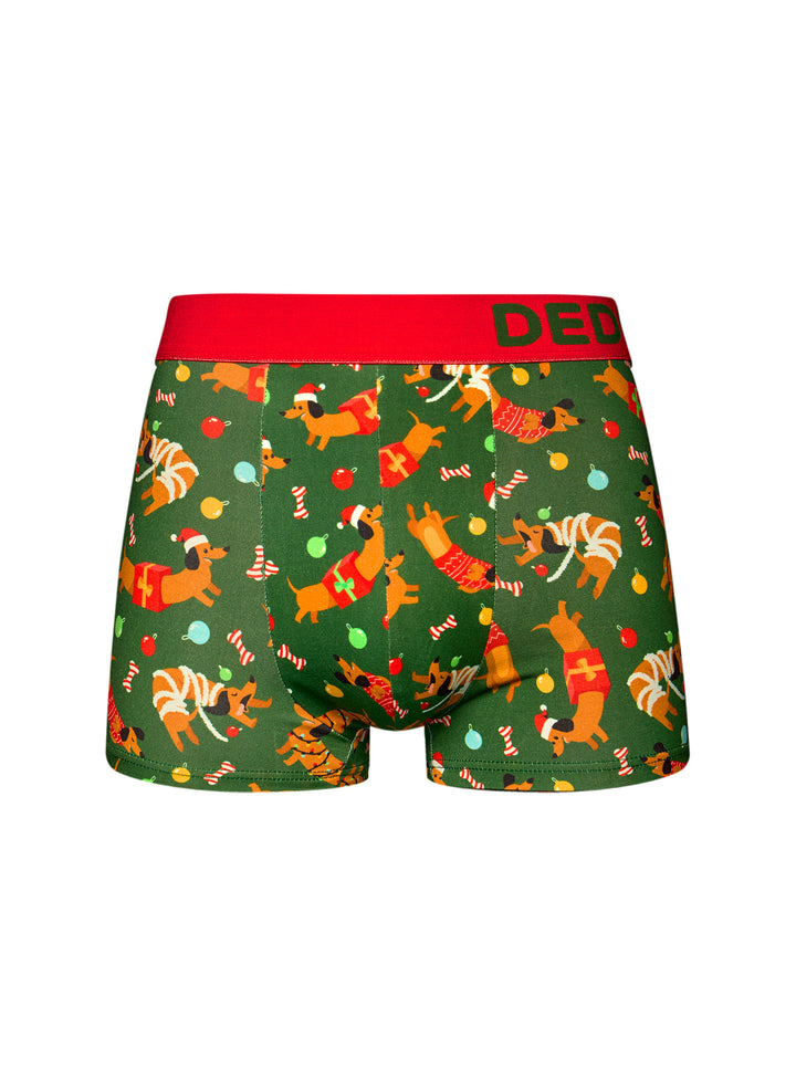 Boxer Court Homme Teckel et Cadeaux - Dedoles