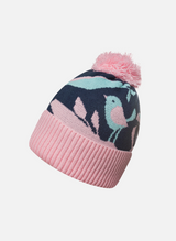 Bonnet Tricoté Oiseaux d’Hiver