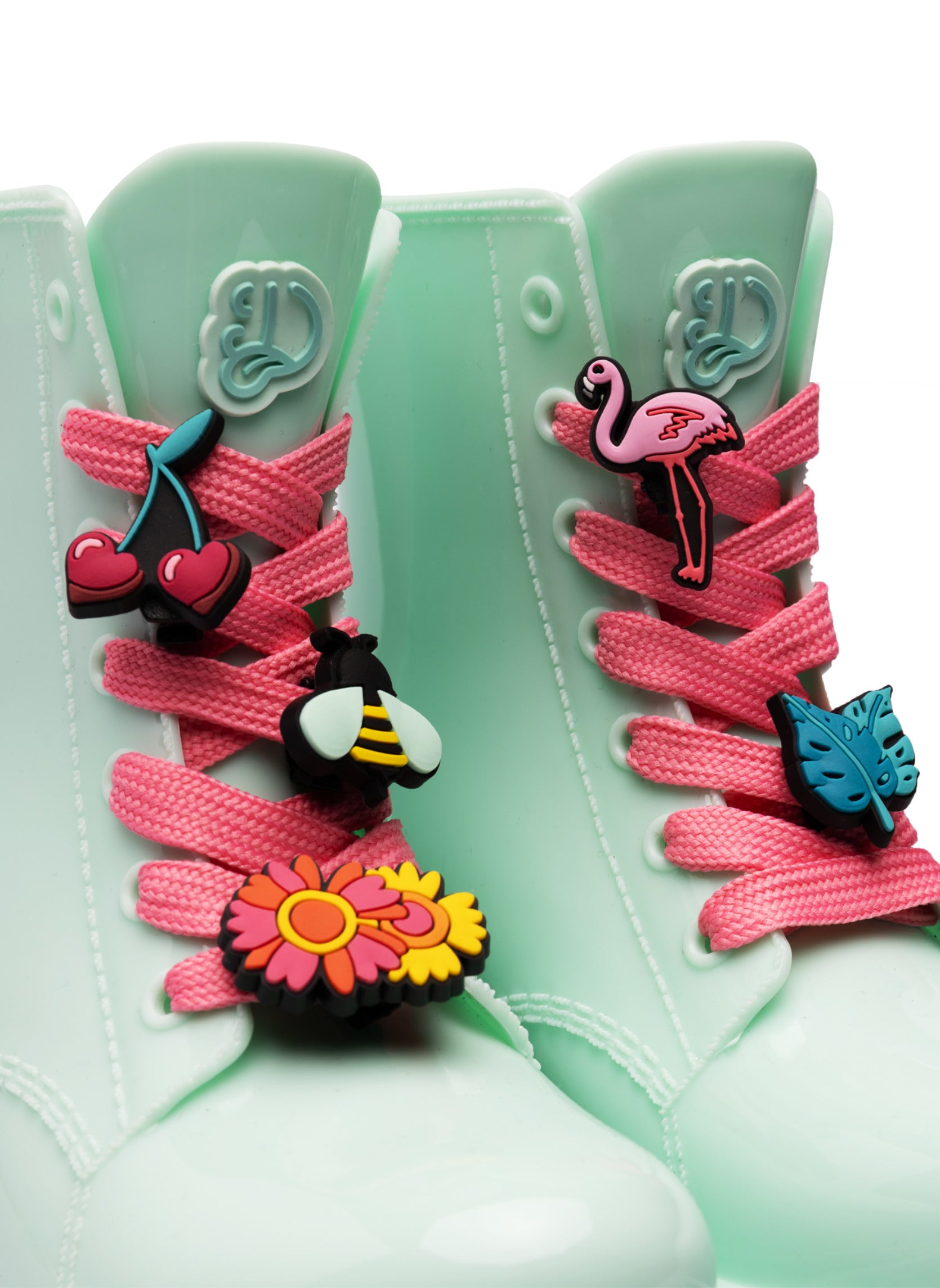 Lot de 5 décorations pour lacets Jardin de Charme