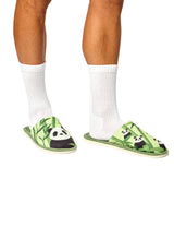 Pantoufles Panda et Bambou