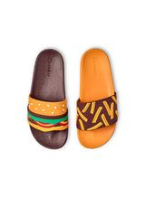 Claquettes Burger Frites
