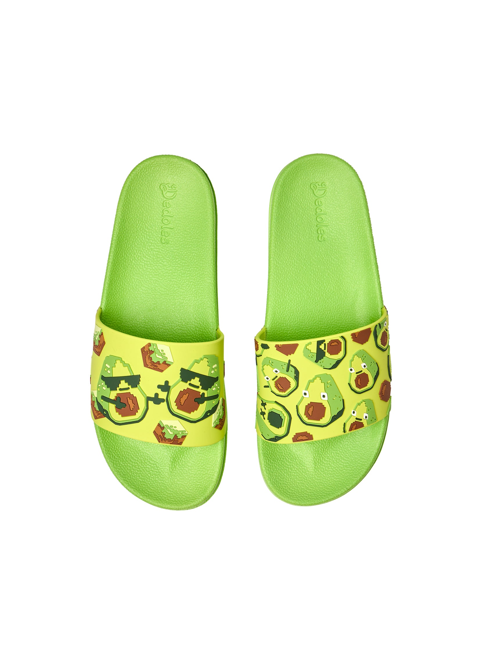 Claquettes Avocats en Pixels