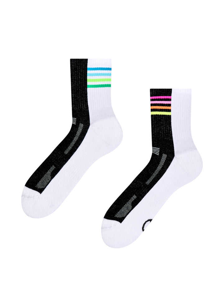 Chaussettes Sport Coolmax® courtes Marche Arc-en-ciel - Dedoles
