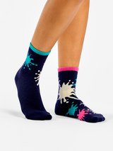 Chaussettes courtes Taches Colorées