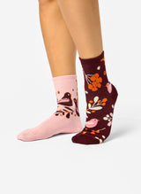 Chaussettes Courtes Oiseaux & Baies