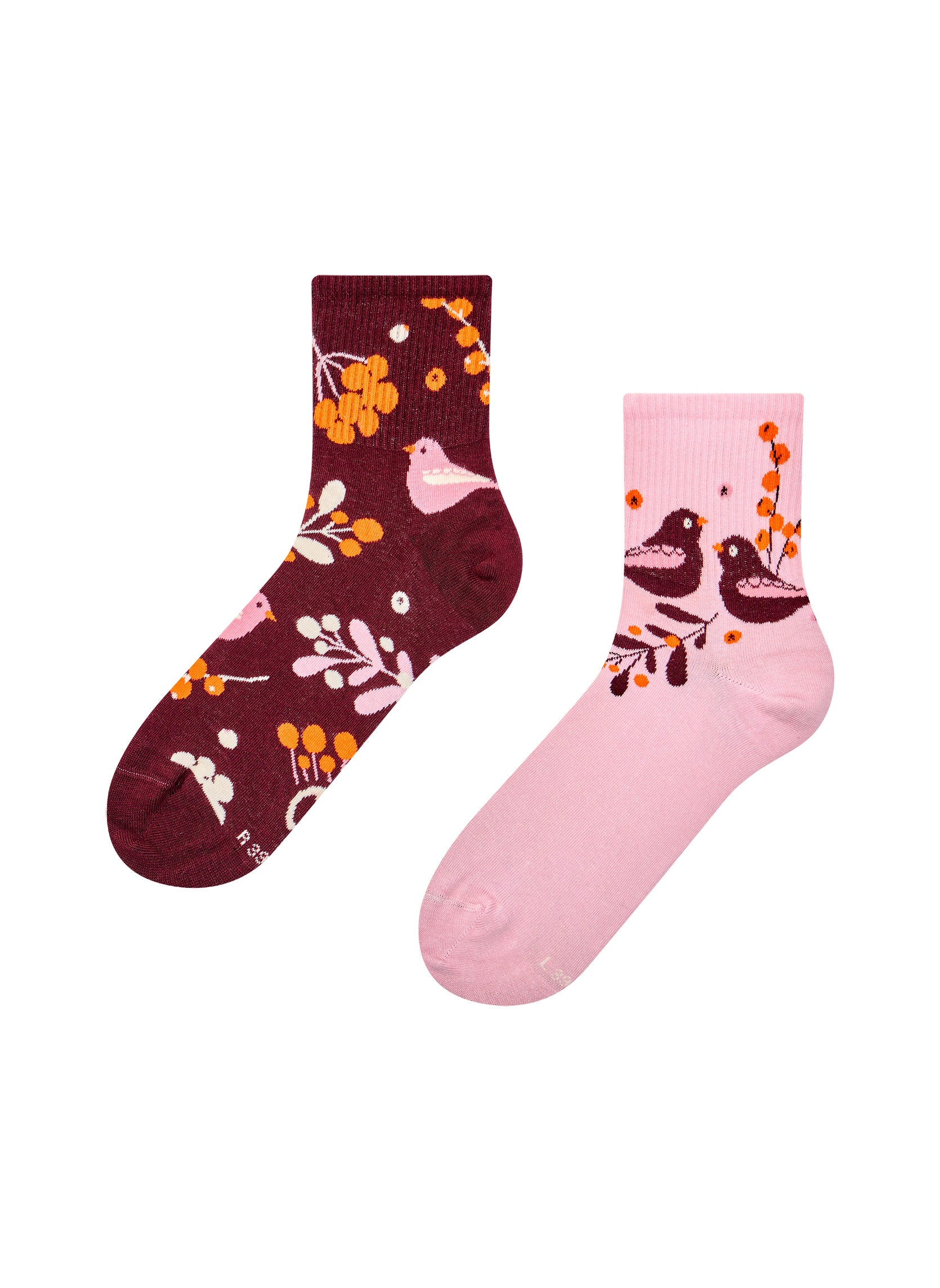 Chaussettes Courtes Oiseaux & Baies