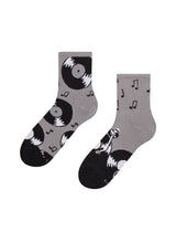 Chaussettes courtes Disques Vinyles