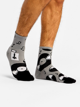 Chaussettes courtes Disques Vinyles