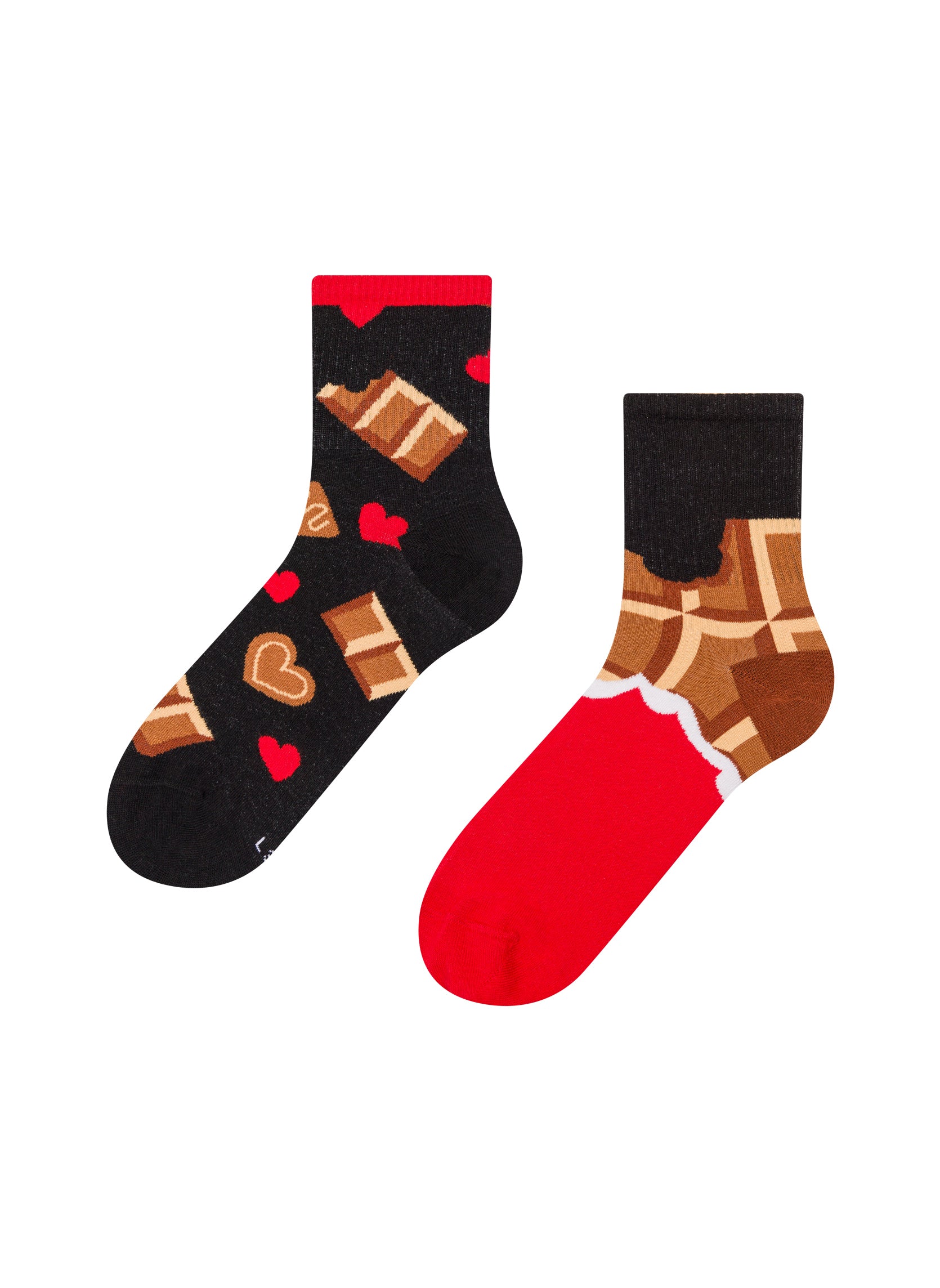 Chaussettes courtes Amour du Chocolat