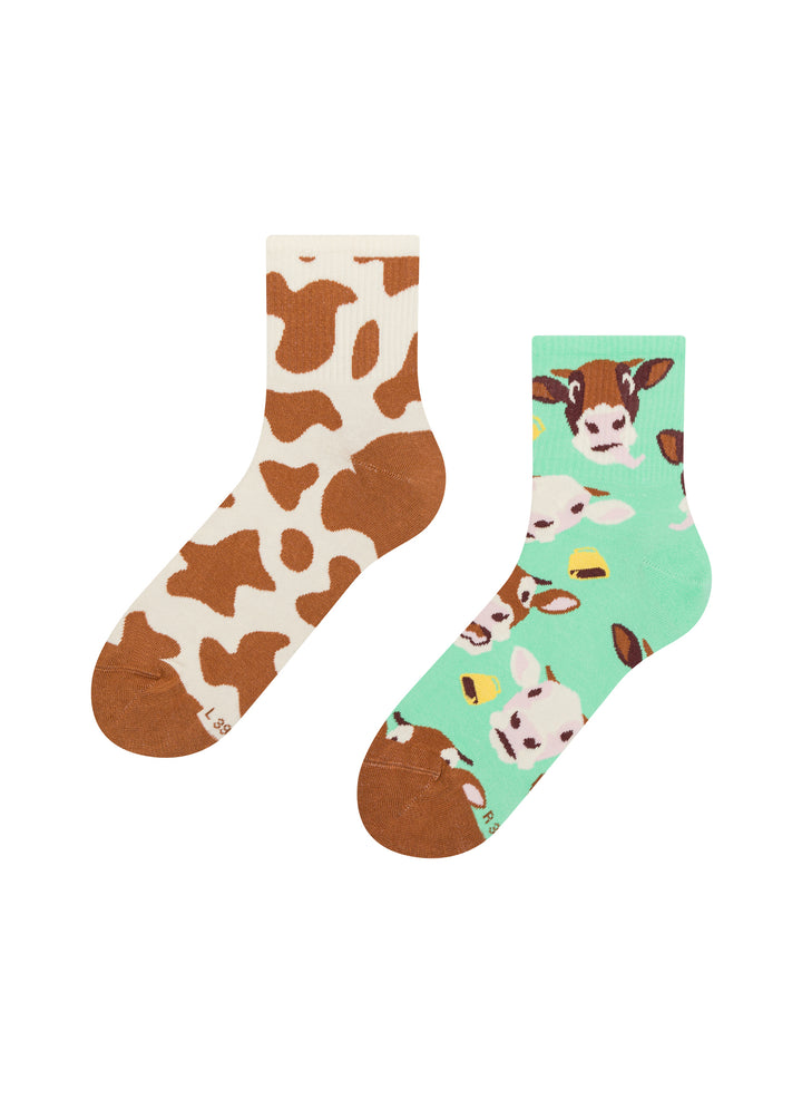 Chaussettes courtes Vaches & Cloches - Dedoles