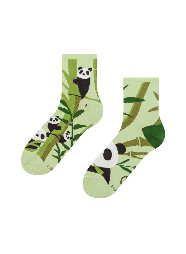 Chaussettes courtes Panda et Bambou - Dedoles