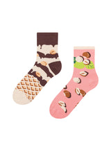 Chaussettes courtes Biscuit aux Noix