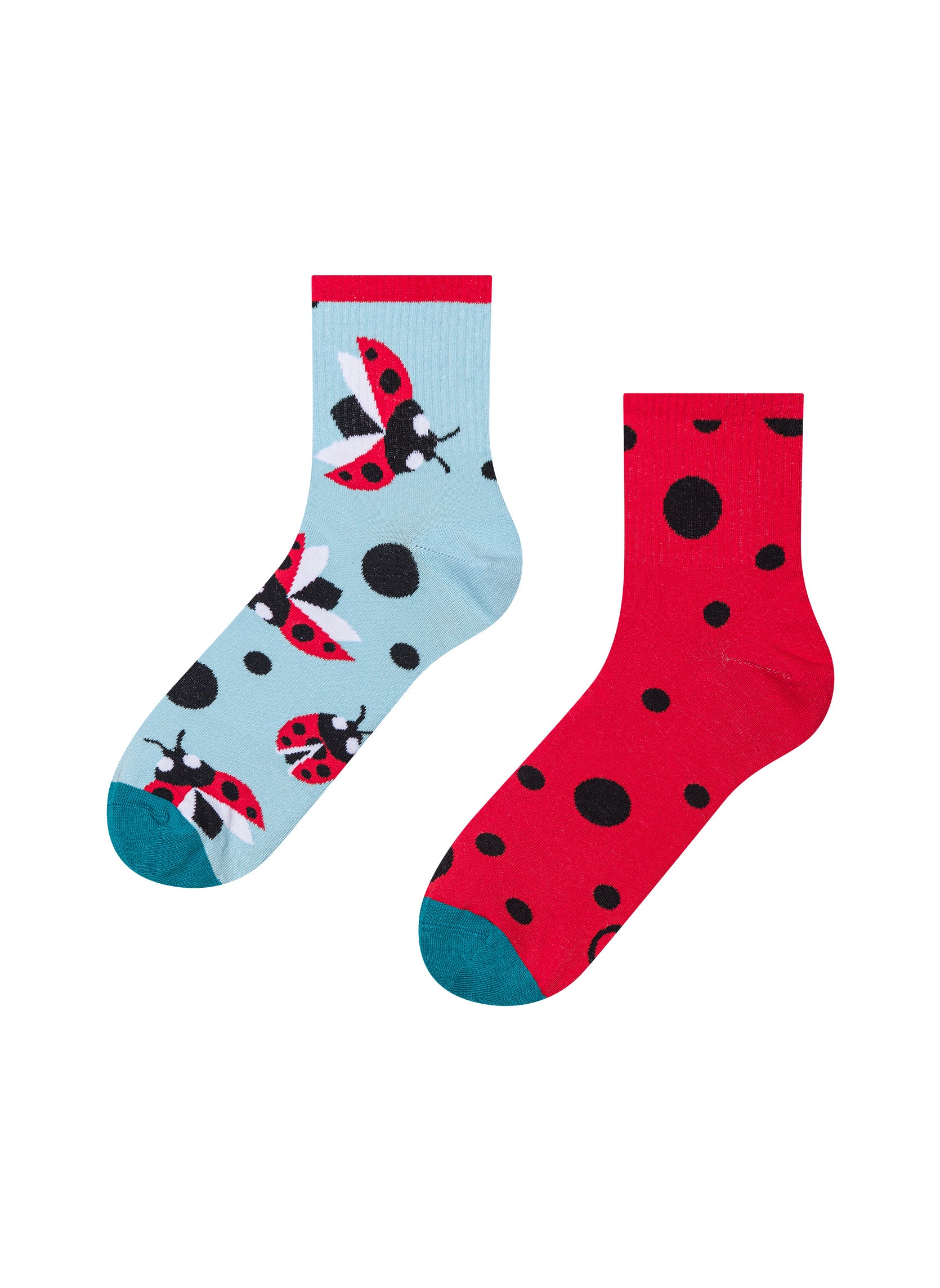 Chaussettes courtes Coccinelles et Points