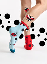 Chaussettes courtes Coccinelles et Points