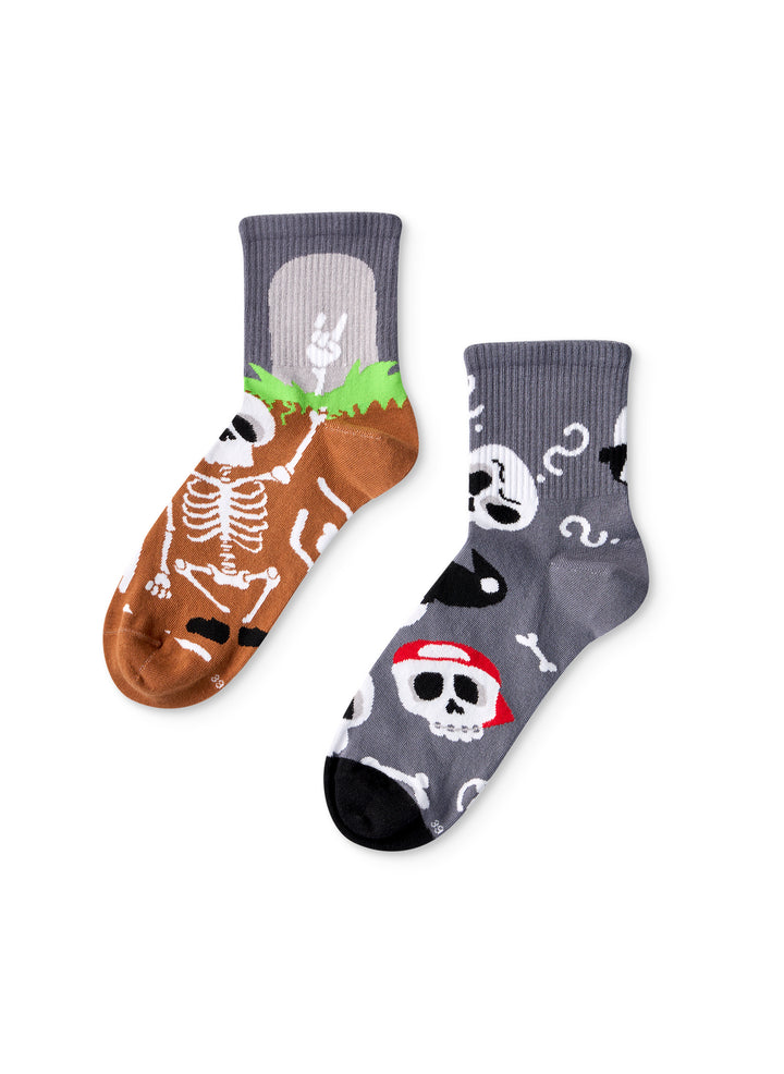 Chaussettes courtes Squelettes Drôles - Dedoles
