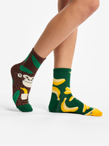 Chaussettes courtes Singes & Bananes