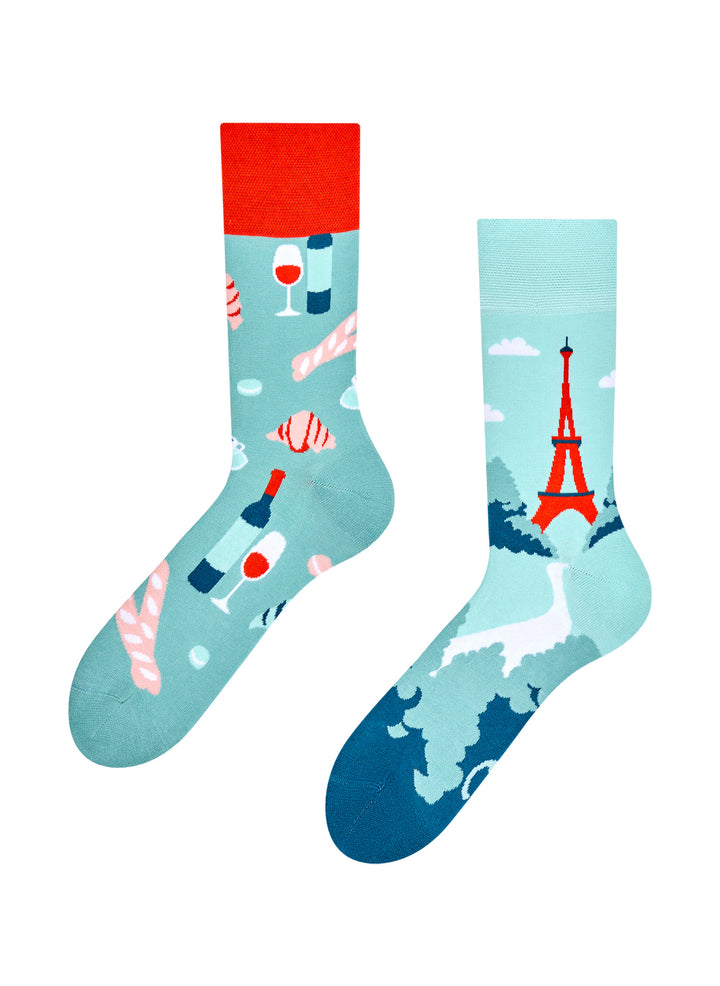 Chaussettes La France (et sa Tour Eiffel) - Dedoles