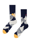 Chaussettes Bambou Coucher de Soleil sur la Montagne