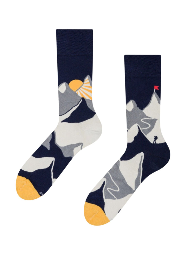 Chaussettes Bambou Coucher de Soleil sur la Montagne - Dedoles