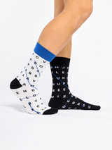 Chaussettes Bambou Mots Croisés