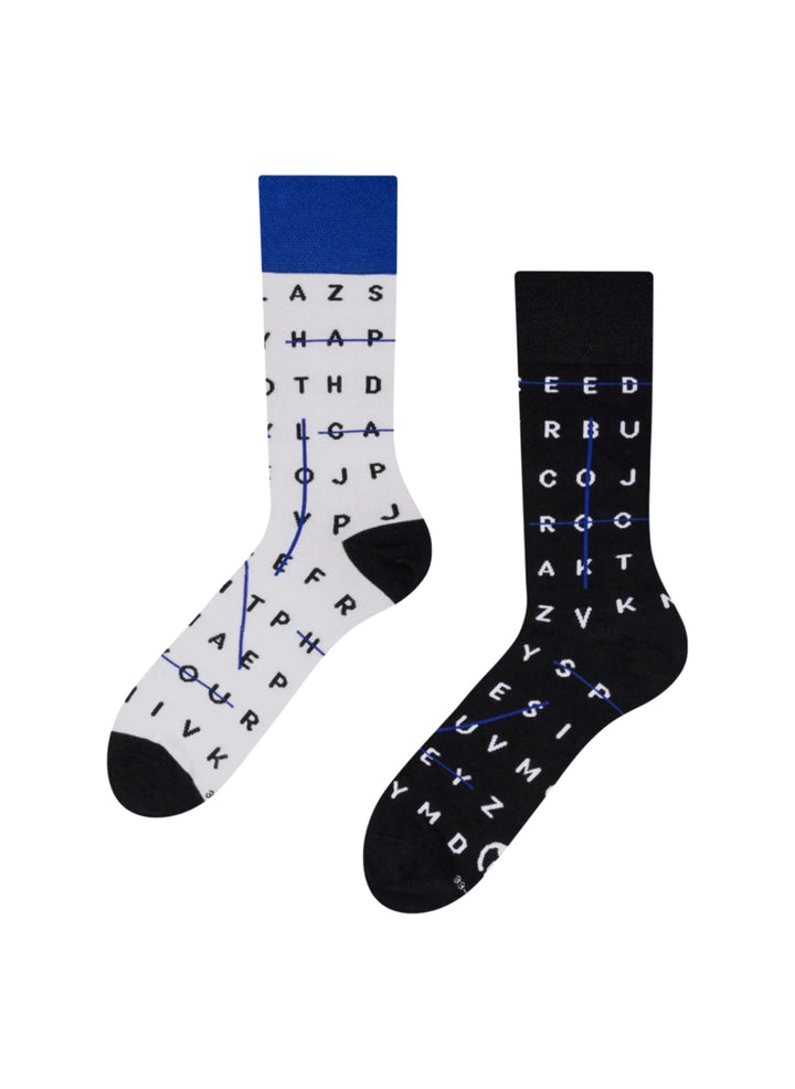 Chaussettes Bambou Mots Croisés - Dedoles