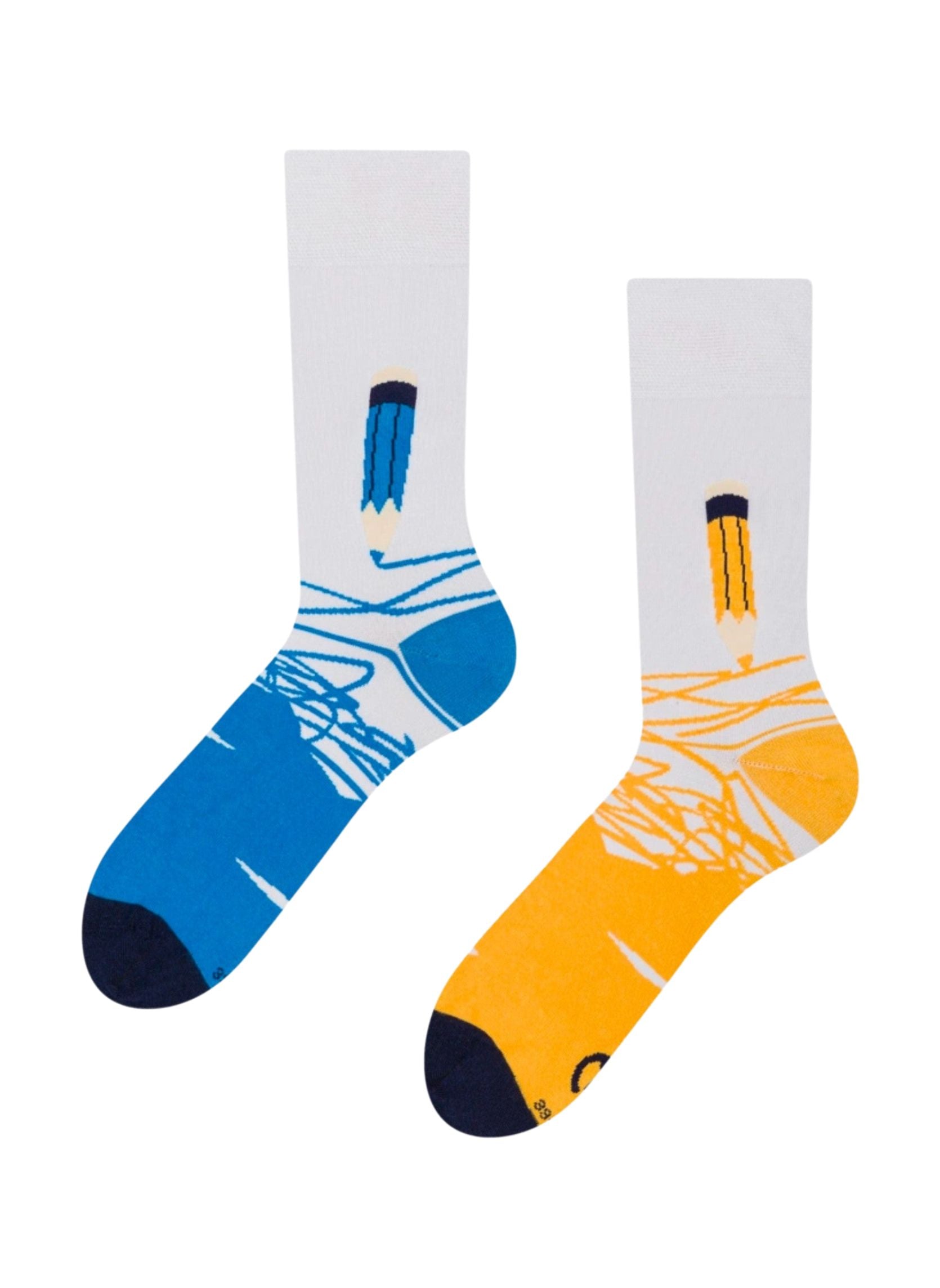 Chaussettes Bambou Crayons de Couleur