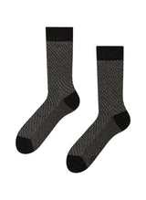 Chaussettes Bambou Jacquard Grises