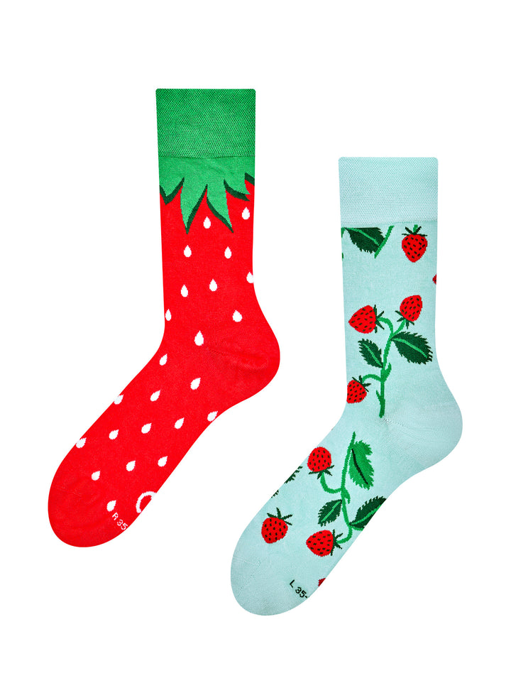 Chaussettes Bambou Petites Fraises - Dedoles