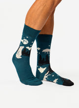 Chaussettes Bambou Loup et Lune