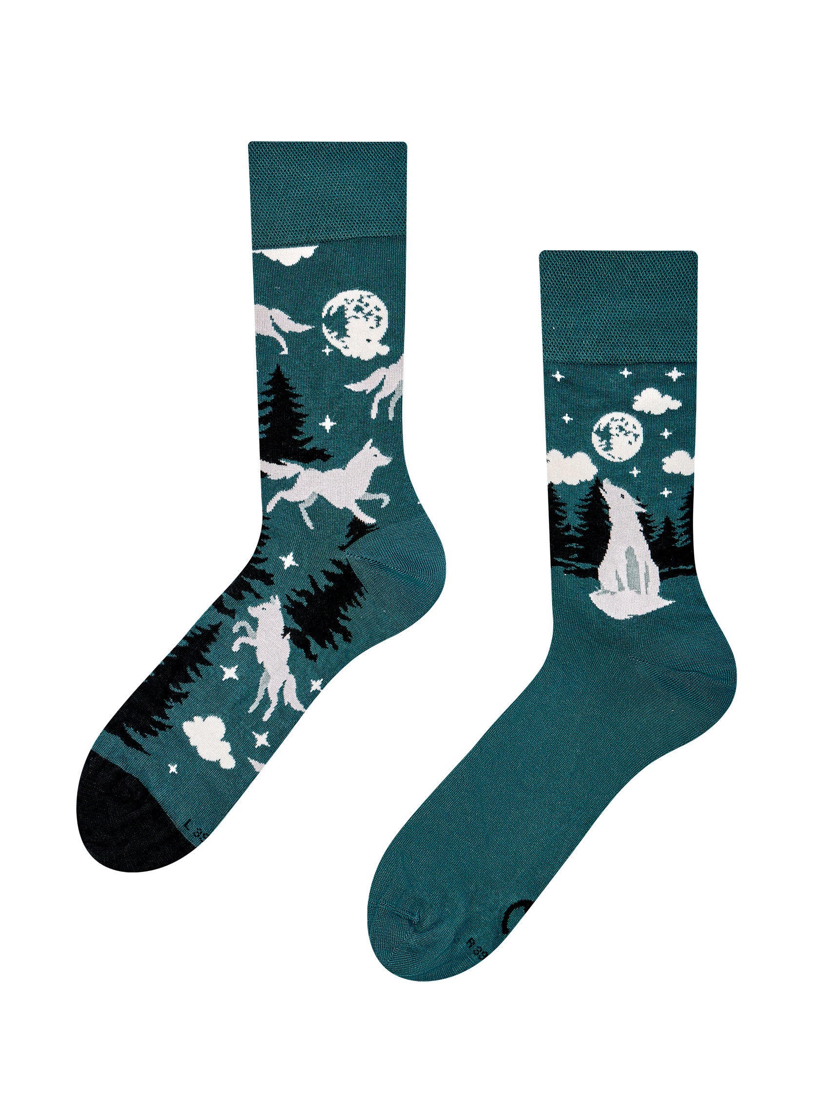 Chaussettes Bambou Loup et Lune