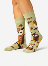 Chaussettes Bambou Hiboux