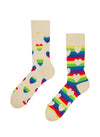 Chaussettes Amour & Arc-en-ciel