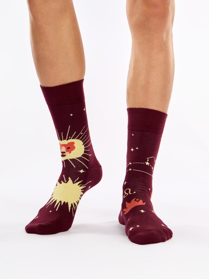 Chaussettes Zodiaque Lion