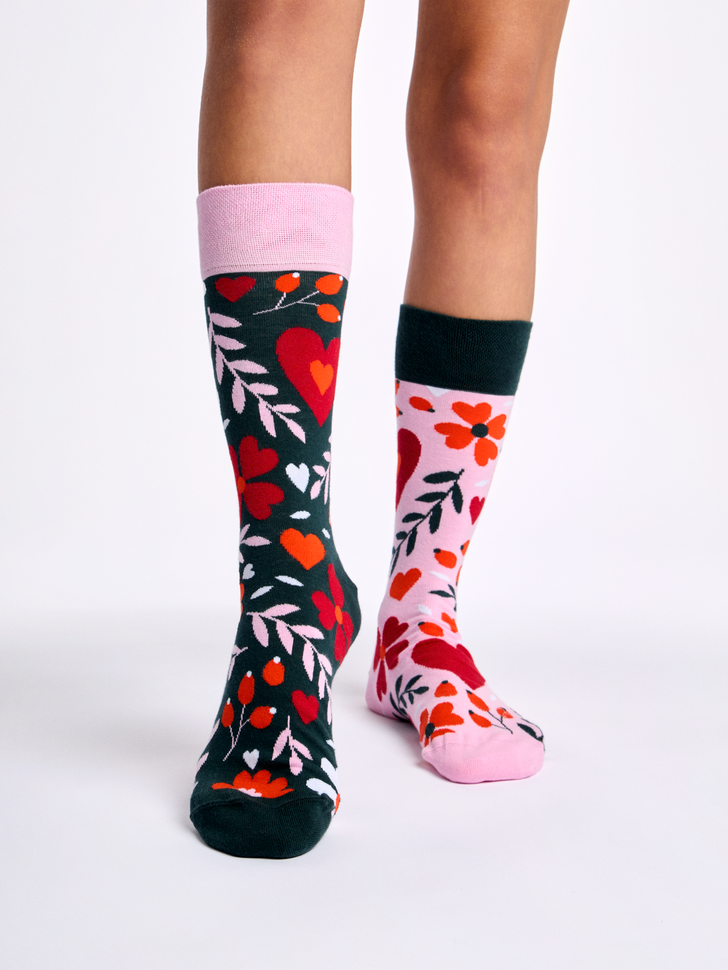 Chaussettes Amour Floral