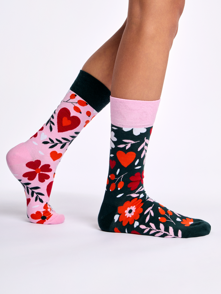 Chaussettes Amour Floral