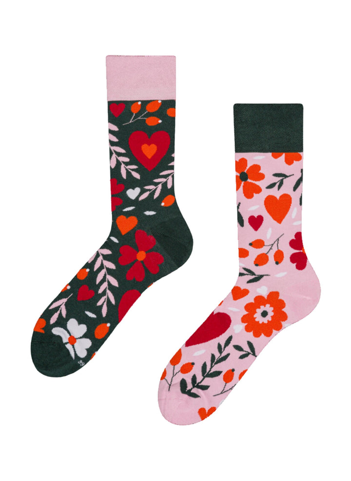 Chaussettes Amour Floral - Dedoles