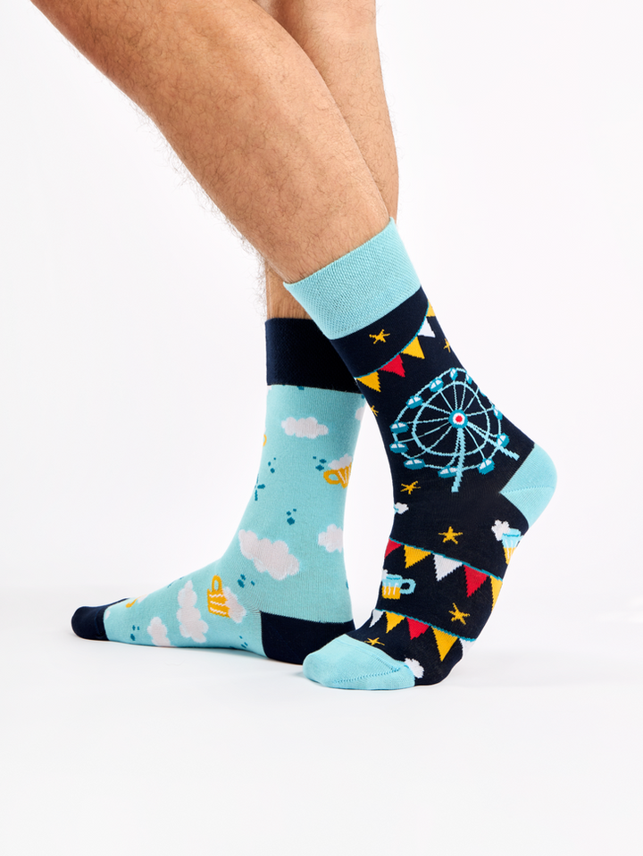 Chaussettes Bière et Carrousels