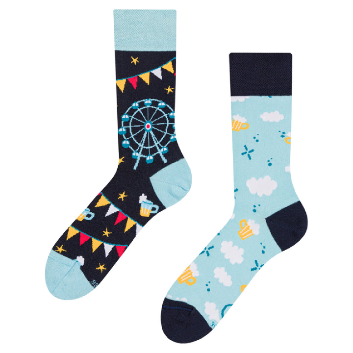 Chaussettes Bière et Carrousels