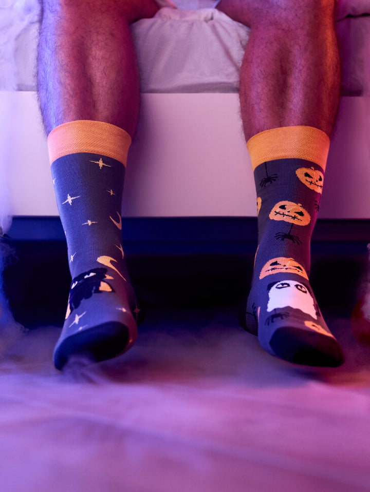 Chaussettes Chat d’Halloween