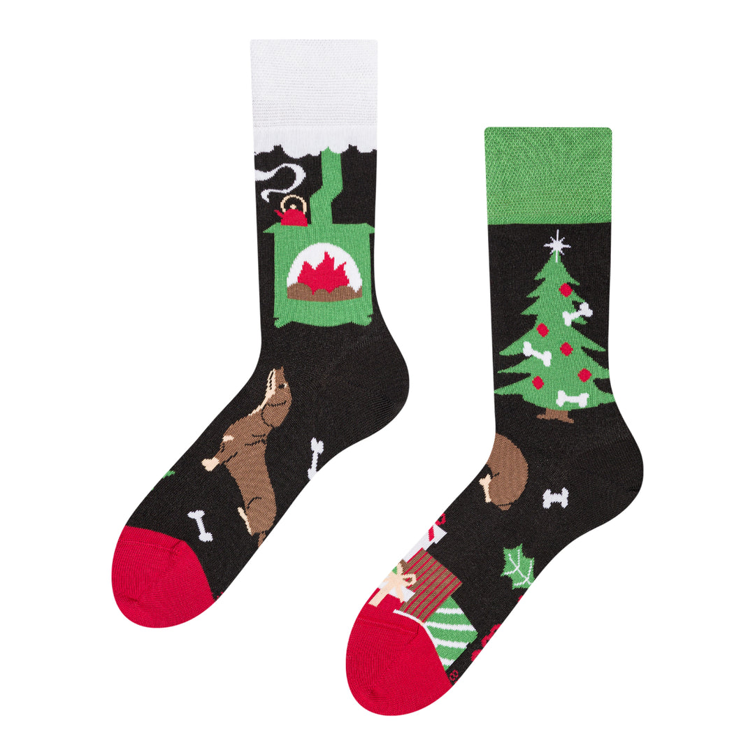 BILL TORNADE 12 paires de chaussettes Noël enfant Noel - 23/26 Multicolore  : : Mode