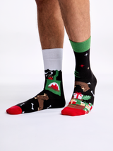 Chaussettes Teckel de Noël