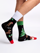 Chaussettes Teckel de Noël