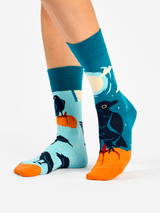 Chaussettes Corbeau Noir