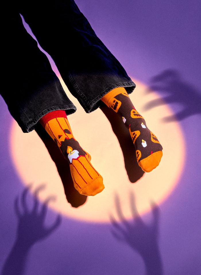 Chaussettes Citrouilles & Bougies - Dedoles