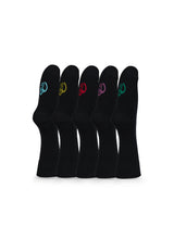 Lot de 5 Paires de Chaussettes Classiques Noires