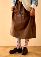 Chaussettes côtelées Fleurs Funky